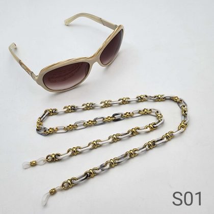 Chaine pour lunettes 1 (blanc)