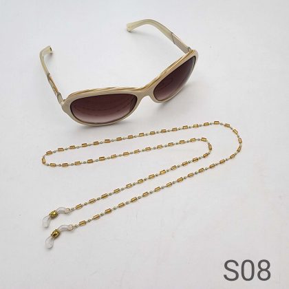 Chaine pour lunettes 8 (jaune)