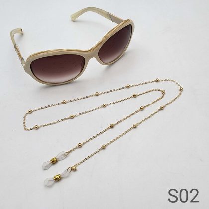 Chaine pour lunettes 2 (dorée)
